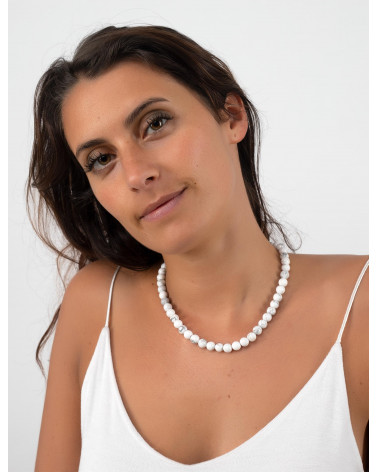 Women's Howlite Stone necklace