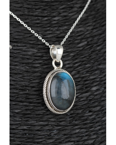 Regalo personalizado mujer colgante madre perla plata esterlina blanca mujer redonda