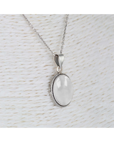 Sterling silver and mother of pearl ring
