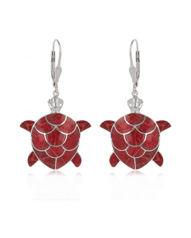 Ciondolo in argento sterling gioielli idea regalo e pietra sfaccettata color granata colore rosso Dragonfly Woman