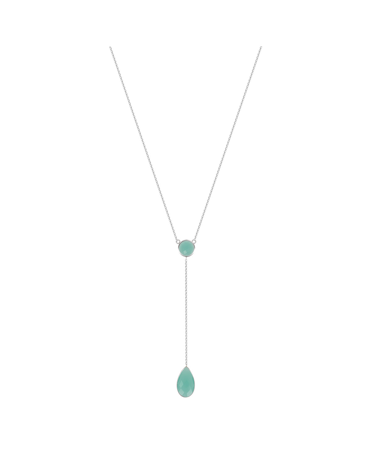 Collar Amazonita Plata de Ley 925