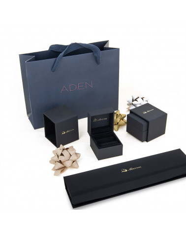 14K Gold Rubin Diamanten Ohrringe