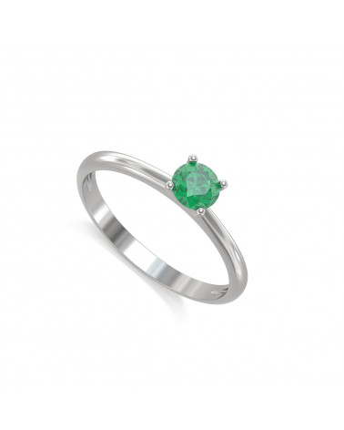 925 Silber Smaragd Ringe