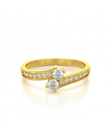 Gold Diamonds Ring