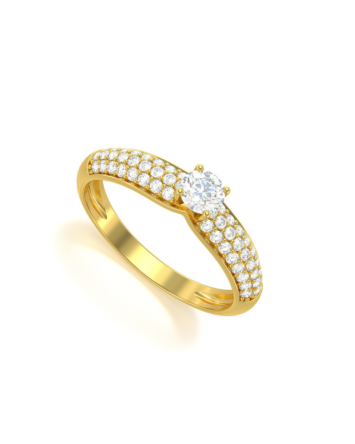 Gold Diamanten Ringe 1.978grs