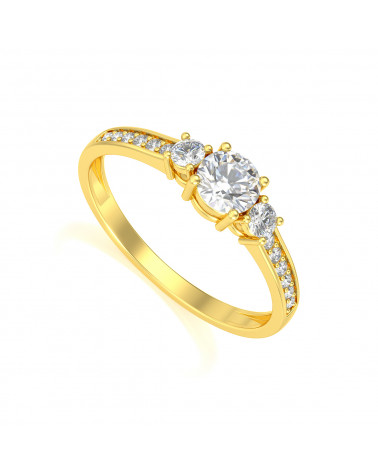 Gold Diamanten Ringe 1.7grs ADEN - 1