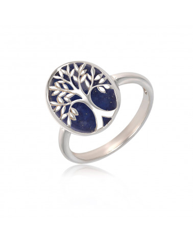 925 Sterling Silver Imitation Tree of life Ring