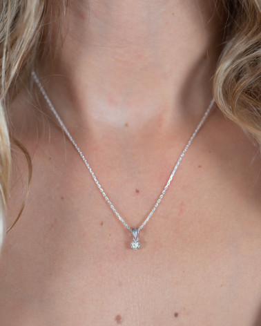 925 Silber Diamant Halsketten Anhanger Silberkette enthalten