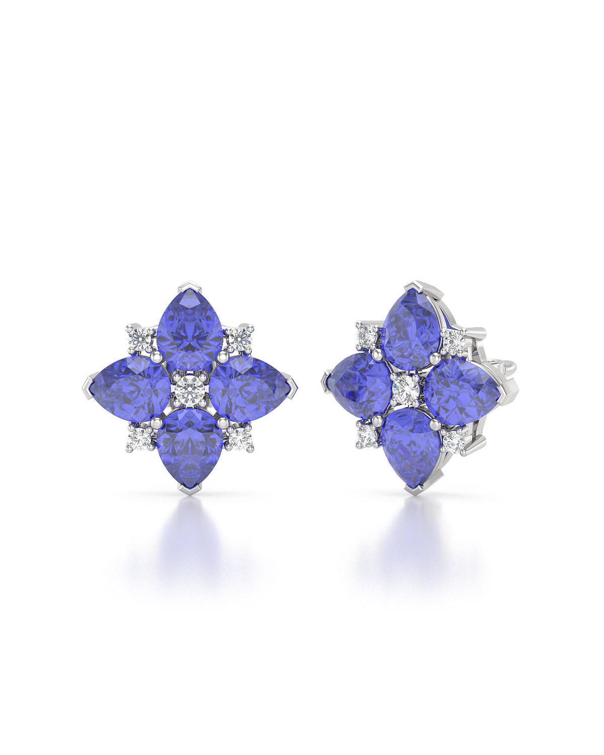 Tanzanite 2025 earrings silver