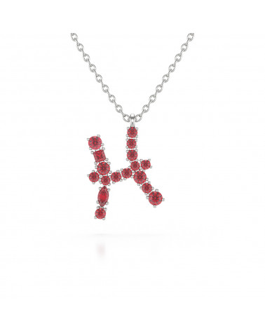 925 Silver Ruby Necklace...