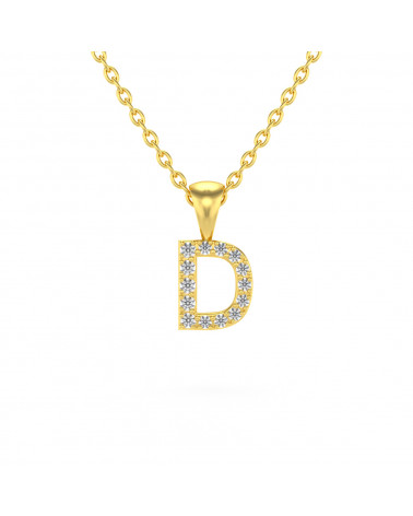 14K Gold Diamond Necklace...