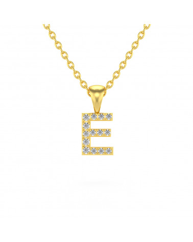 14K Gold Diamant Halsketten...