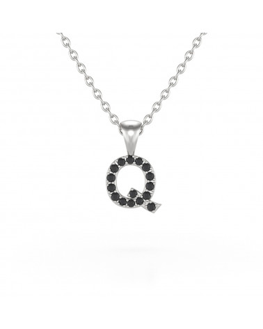 925 Silver Diamonds Necklace Pendant Chain included