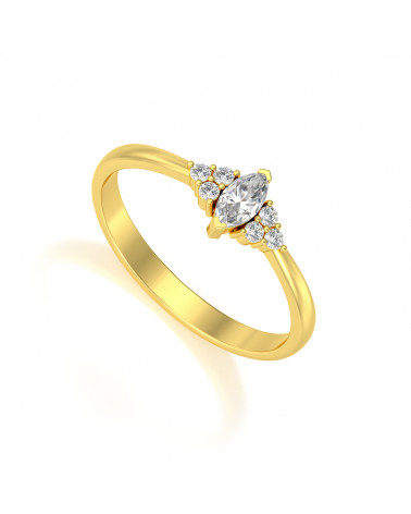 Anelli Oro Diamanti & Moissanite