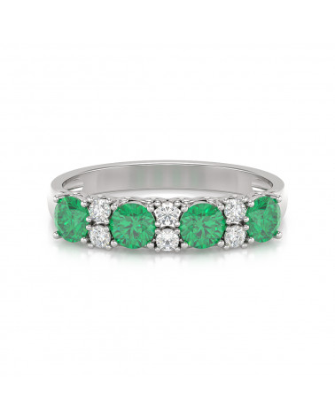 Gold Smaragd Diamanten Ringe