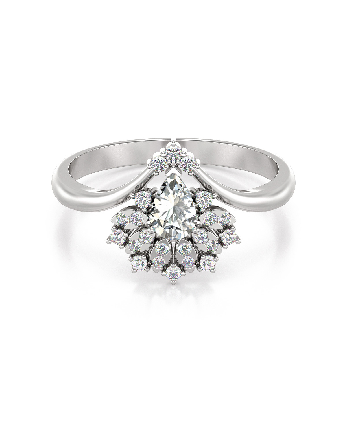 925 Silber Diamanten Ringe