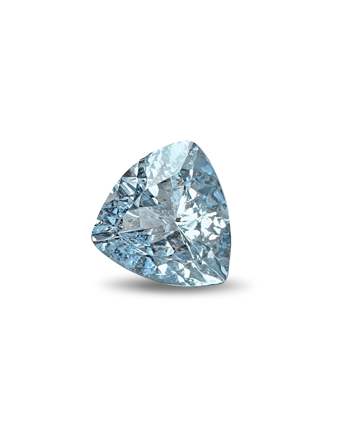 Aguamarina Ovalada Fasetada celeste claro - Peso de 0.720 quilates - Claridad VVS-VS - Origen India