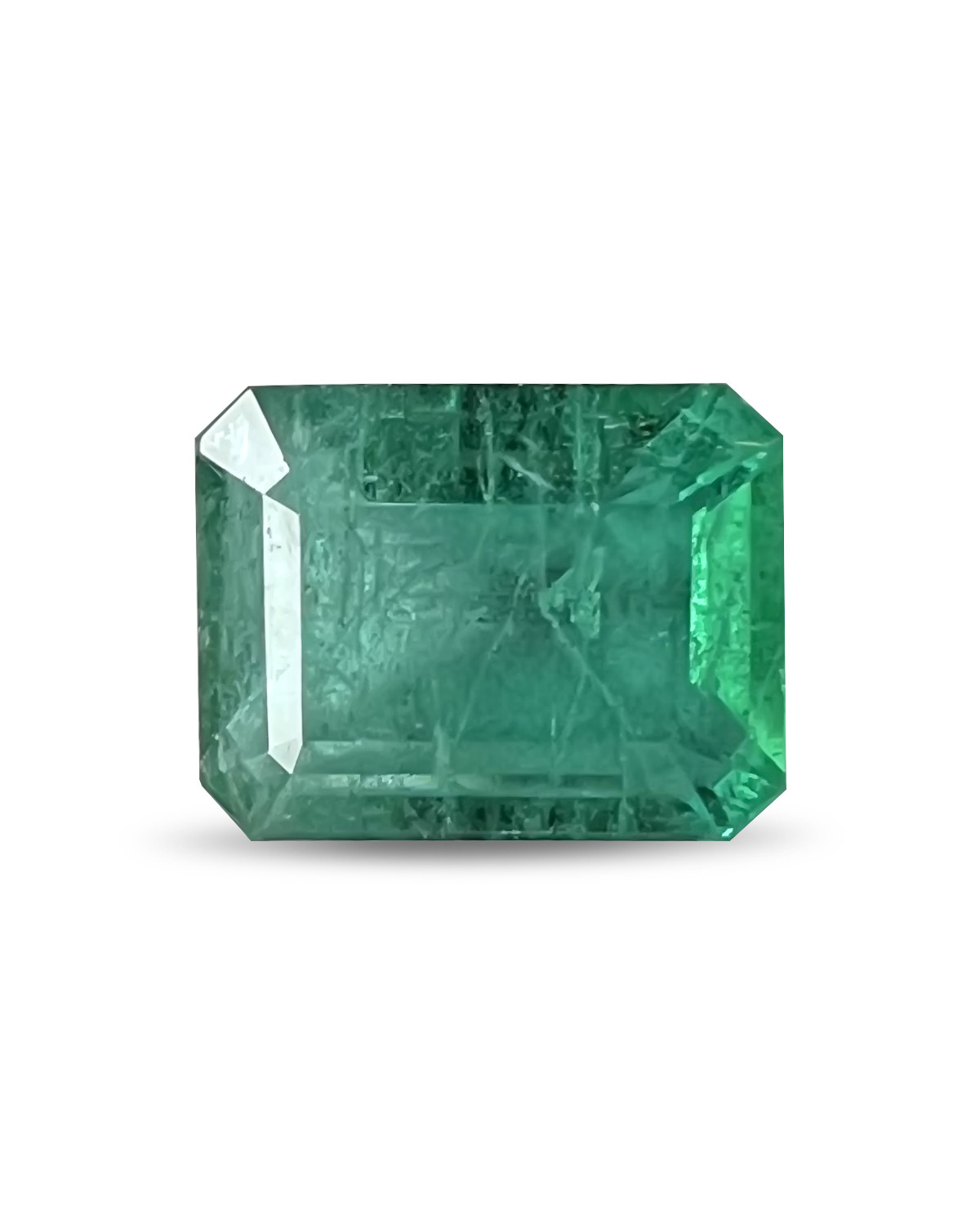 Émeraude Octogonale 5.29 Carats 9.30x11.90 AA VS Zambie