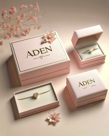 14K Gold Aquamarin Ohrringe